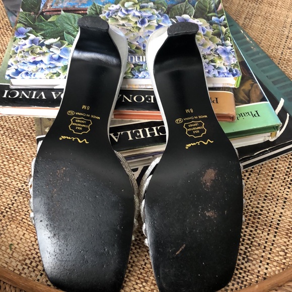 Nina Formal Beaded Slides - Picture 6 of 7